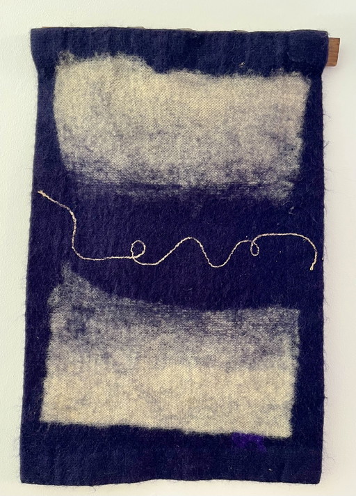 Olga Karlíková – Art Protis Original 1969 – Kompozice – wanddecoratie, Textile