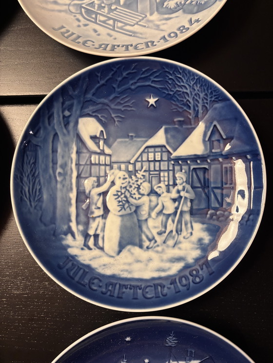 Image 1 of Design danois Ensemble de 7 assiettes de Noël Bing & Grøndahl