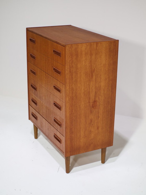 Image 1 of Ladekast teakhout Westergaard E. Jensen Deens vintage