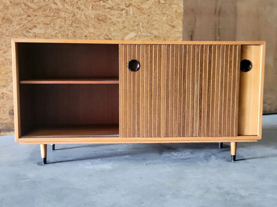 Image 1 of Sideboard in ash wood by Erich Stratmann for Idee Möbel 1950