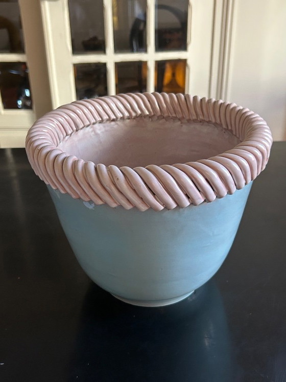 Vintage ceramic cachepot – Decorative Objects (photo 8 of 9)