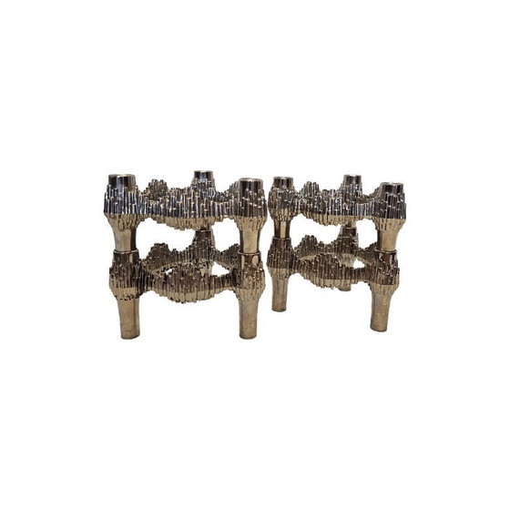 Image 1 of Vintage Stoff Nagel Quist stackable candlestick, 60s/70s