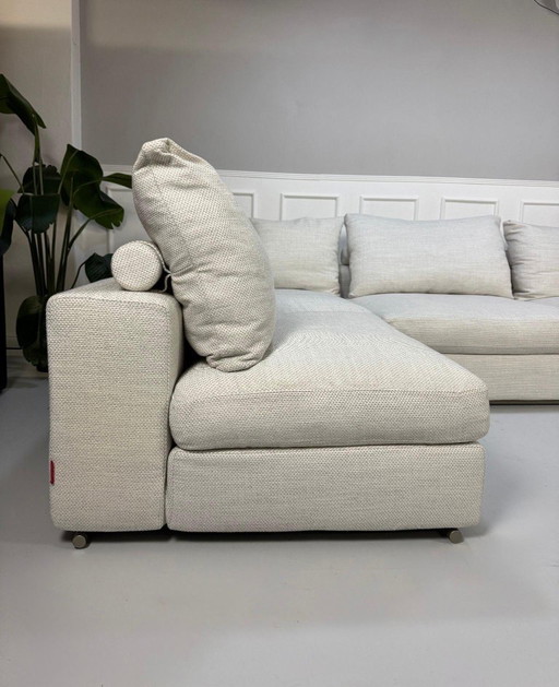 Flexform Grondstuk Designer Bank Stof Wit Bank Hoekbank