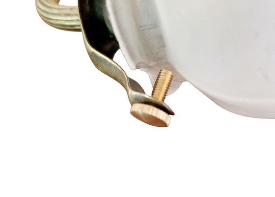 Image 1 of Coppia di appliques in bronzo dorato e vetro smerigliato sagomato - periodo Art Nouveau