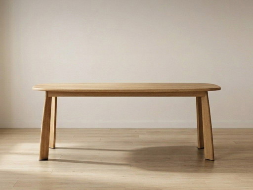 Massief eiken tafel – Sylvain Willenz voor Quodes – 200 cm