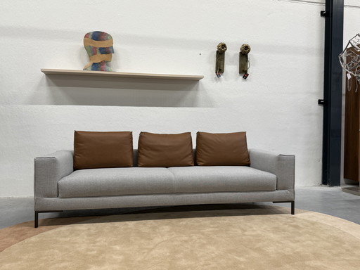 Design on Stock Aikon Lounge sofa 4 Seater 3x back cushion leather