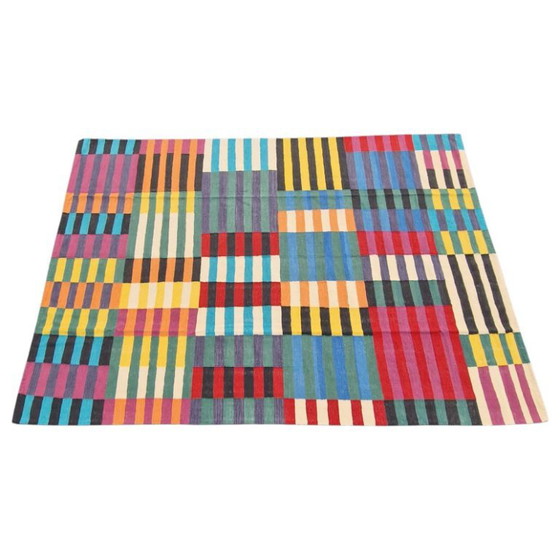Anni Albers Bauhaus handgewebter Wandteppich | Moderne Textilkunst | 271 × 190 cm (107 × 75 Zoll) (photo 5 of 9)