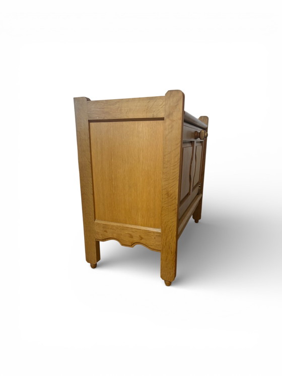 Image 1 of Eiken dressoir/bar van Guillerme & Chambron voor uw huis