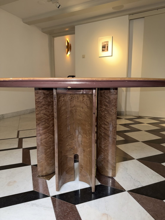 Image 1 of Giorgetti offredi table for Saporiti Italia 1980s