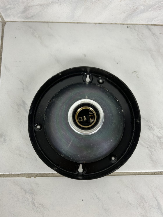 Image 1 of Lampada da parete vintage in vetro a bolle