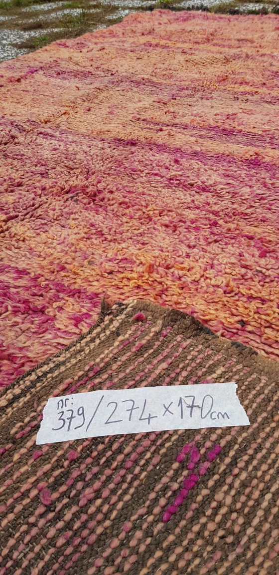 Image 1 of Alfombra bereber de lana anudada a mano, 274 x 170 cm