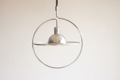 Space Age Saturn Ring Pendelleuchte, 1970er Jahre