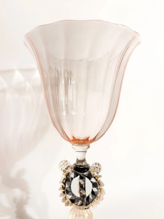 1970s La Murrina Pink and Gold Murano Glass – Decorative Objects (photo 4 of 12)