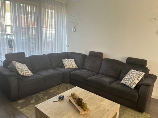 Microleder bank 6 persoonsbank