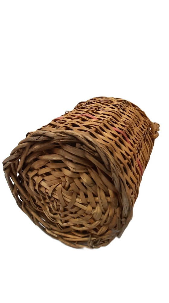 Image 1 of Dame-jeanne ancienne en osier H 40 cm