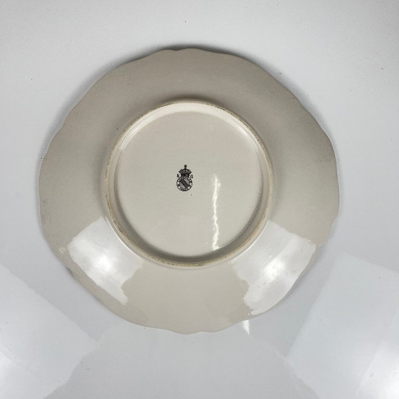 Image 1 of Flat scalloped edge, Réverbère model by KG Lunéville