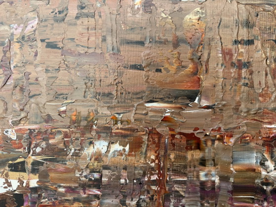Earth and Bronze 150x100 cm LINEN – Paintings & Drawings, Canvas (photo 8 of 9)