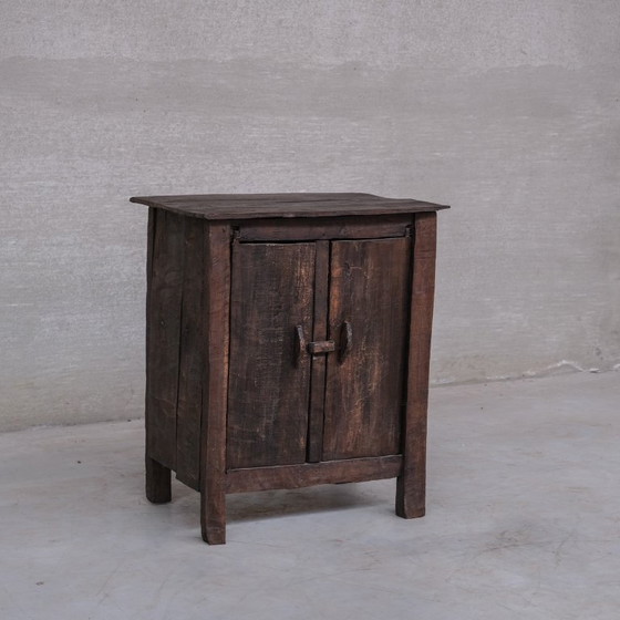 Image 1 of Antique Primitive Wooden Side Cabinet or Console
