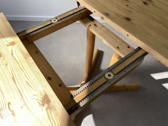 Image 1 of Extendable Scandinavian table in the style of Rainer Daumiller, Dyrlund, 1980s