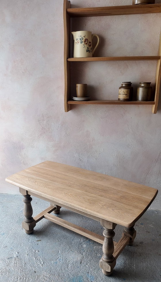 Antique solid oak farmhouse Coffee table – Wood (photo 3 of 16)