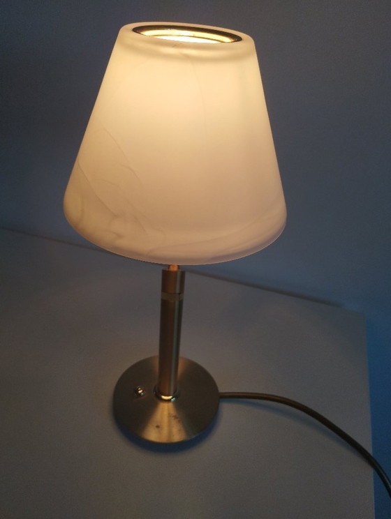 B+M Leuchten table lamp, brass, dimmable, vintage (photo 6 of 13)
