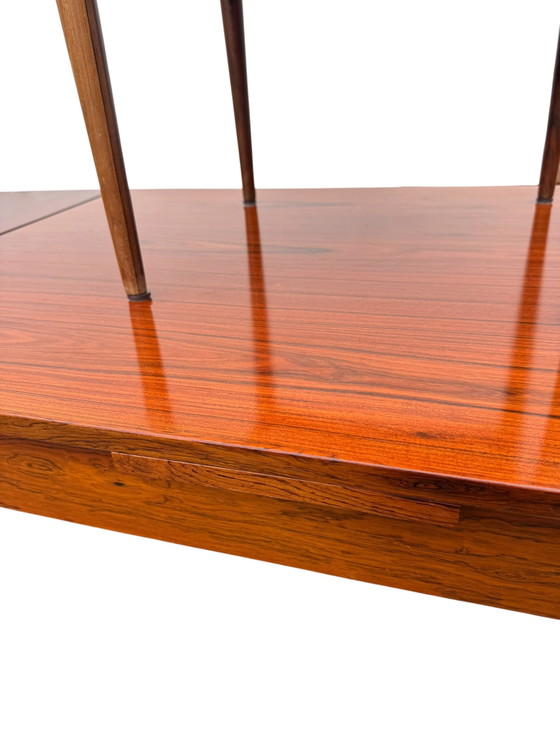 Ensemble de salle à manger complète scandinave vintage en palissandre – Salles à manger complètes, Bois, Skaï (photo 8 of 10)