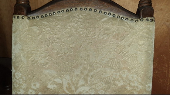 6 Sillas de Comedor Clásicas de Roble – Textile, Wood (photo 3 of 9)