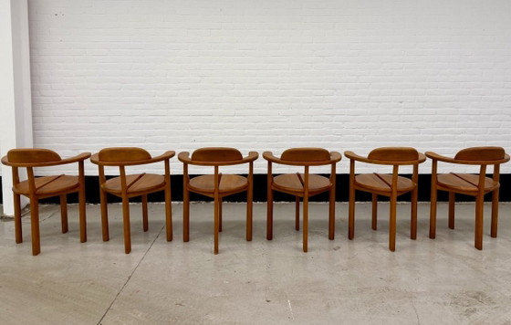 6 x Brahlstorf Design Chairs, 1970s – Dining chairs, Wood, Vintage (photo 14 of 20)