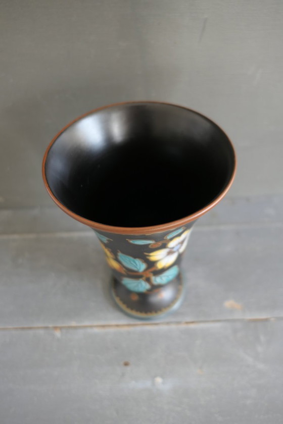 Image 1 of Vintage Gouda Holland vase 2786 Hetty vase