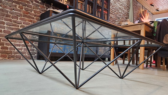 Alanda Paolo Piva style coffee table – B&B Italia, Glass, Metal (photo 5 of 10)
