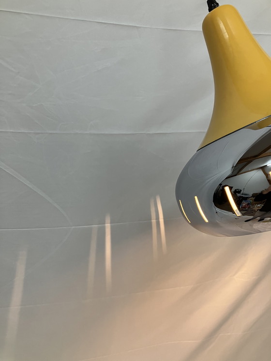 Image 1 of Vintage tulip-shaped pendant lamp by Doria Leuchten space age