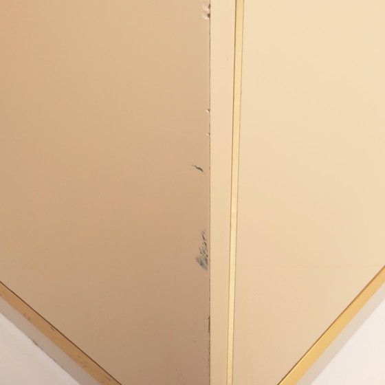 Willy Rizzo Hollywood Regency Sideboard aus Creme und Messing für Mario Sabot 1970 – Schränke (photo 15 of 19)