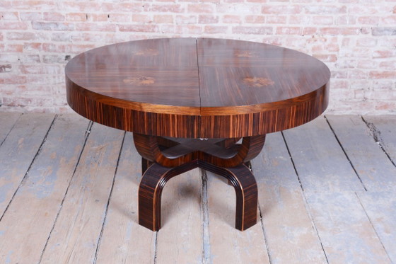 Restored Art Deco Extendable Table, by P. Follot, Ecole Boulle, France, 1920s – Paul Follot, Dining tables (photo 24 of 24)