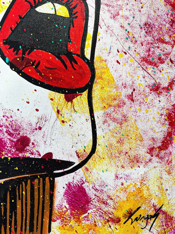 GONGAS - O Shit - Artist's Painting – Paintings & Drawings, Canvas (photo 5 of 17)