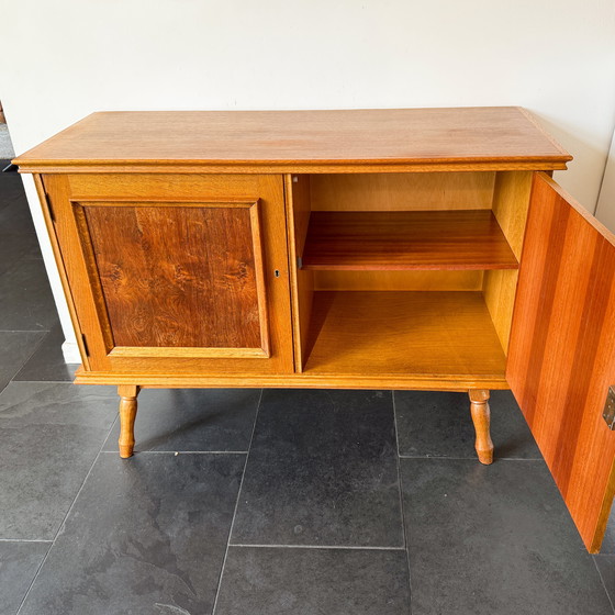 Image 1 of Vintage Mid - Century Sideboard - 2 Doors - Wood - 1960s