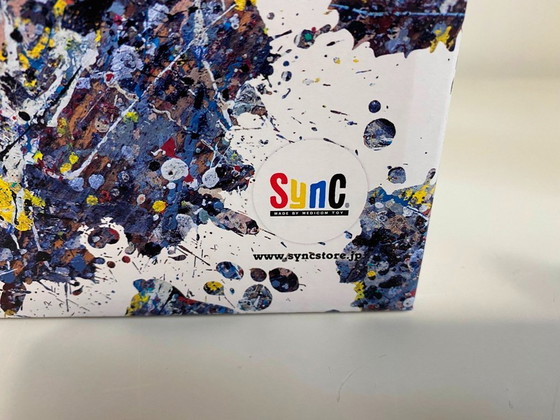 Bearbrick Jackson Pollock Studio Splash Version 400% + 100% Medicom Toys – Decorative Objects, Plastic (photo 12 of 12)