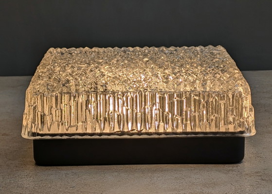 Image 1 of Grote Europhane IJsglas plafonnière 