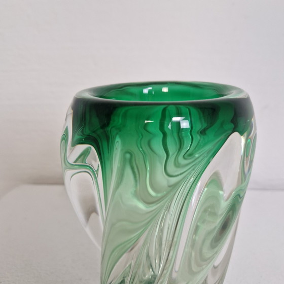 Image 1 of Green Murano vase