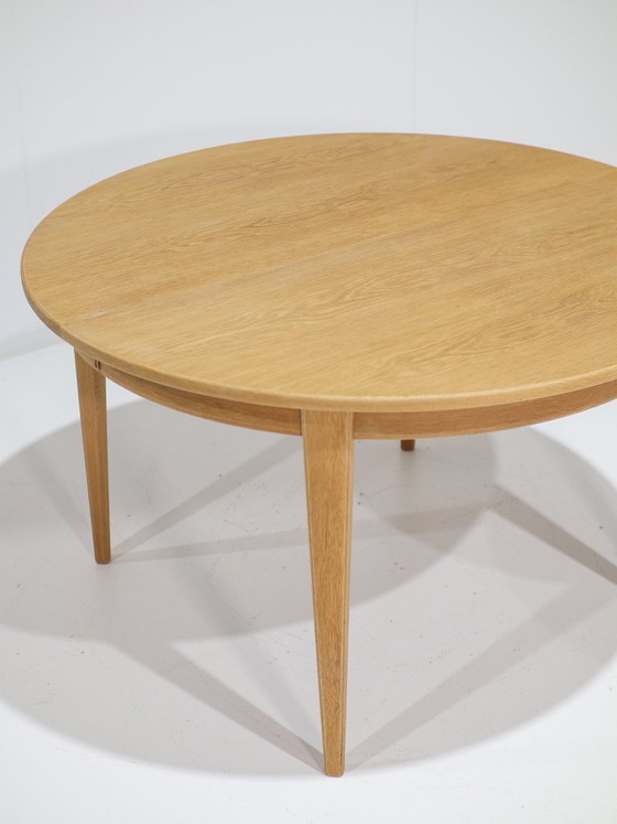 Extendable Dining table Omann Jun 55 oak vintage Danish, Wood, Brown, Mid Century Modern (photo 8 of 15)