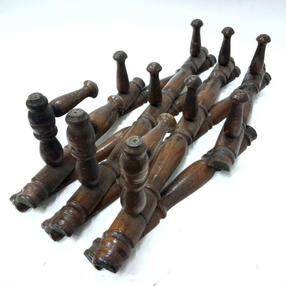 Image 1 of Appendiabiti e cappelliera a fisarmonica espandibile vintage