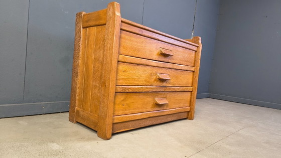 Image 1 of Commode en chêne par Depuydt Meubelen, Belgique, 1980 