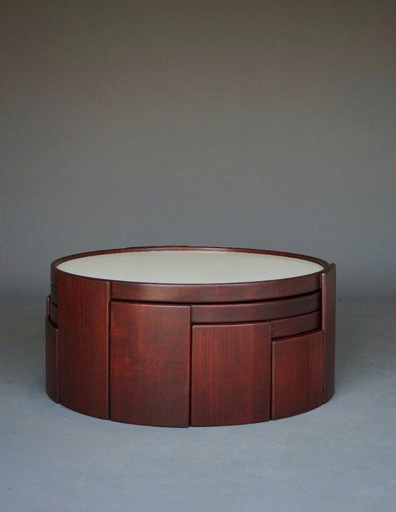 Image 1 of Model 780/783 Stacking Tables by Gianfranco Frattini for Cassina, 1960s-1970s, Set of 4
