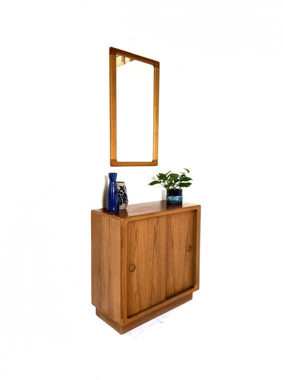 Specchio vintage in teak, CFC Silkeborg ‘70 – Vetro, Legno (photo 11 of 11)