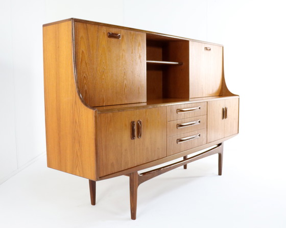 Image 1 of G Plan Victor Wilkens Highboard 'Tottington' Vintage