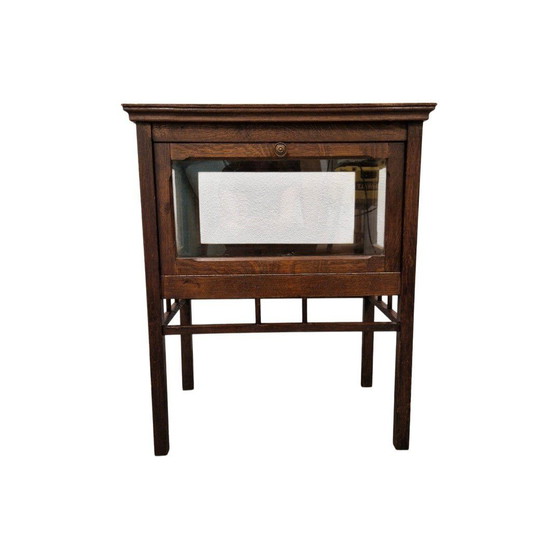 Antique Tea Cabinet Wine Cabinet Minibar – Liquor cabinets, Glass, Wood (photo 2 of 15)