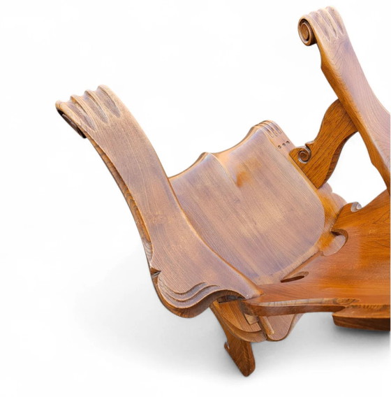 Sedia in rovere Oirschot / Gentleman Chair / Gentleman Chair / Sedia a artiglio / Anni '60 – Poltrone (photo 16 of 24)