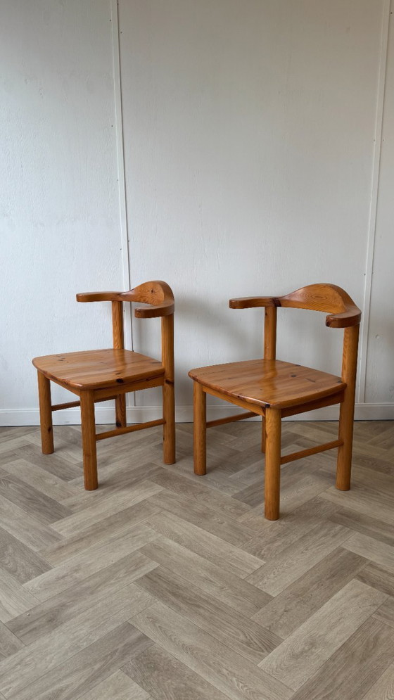 Image 1 of 4 chaises vintage de style Daumiller