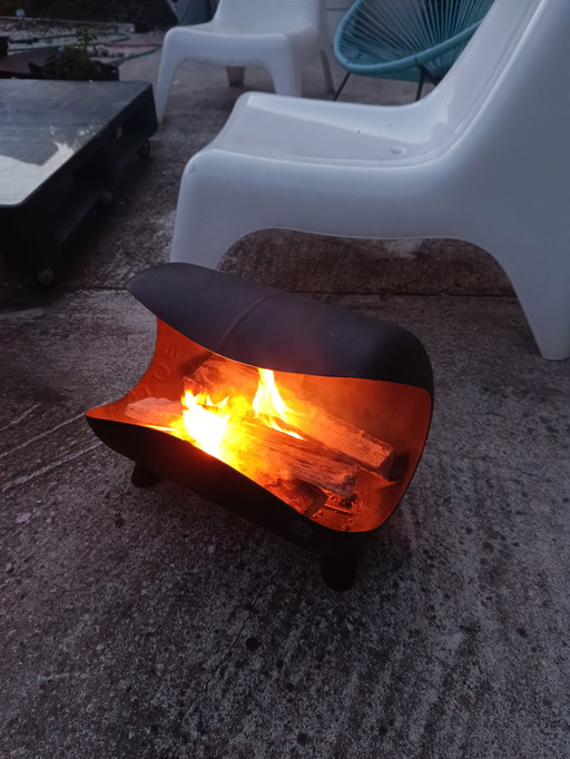 Upcycled Fire Pit "STYLIFED" - 13 kg Gas Bottle Transformed