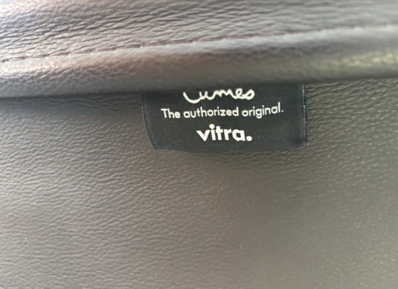 Vitra EA 119 Office Chair Dark Brown Leder Verstelbaar, Neigbaar Draaibaar LP – Bureaustoelen, Aluminium (photo 4 of 5)