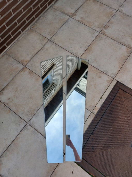 2 x Vintage mirrors